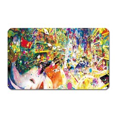 Multicolor Anime Colors Colorful Magnet (rectangular) by BangZart