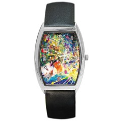 Multicolor Anime Colors Colorful Barrel Style Metal Watch by BangZart