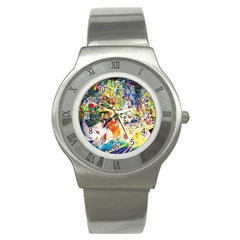 Multicolor Anime Colors Colorful Stainless Steel Watch by BangZart