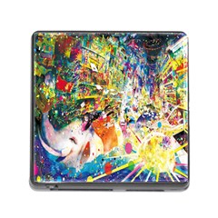 Multicolor Anime Colors Colorful Memory Card Reader (square) by BangZart