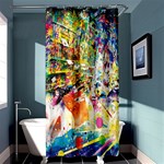 Multicolor Anime Colors Colorful Shower Curtain 36  x 72  (Stall)  Curtain(36 X72 ) - 33.26 x66.24  Curtain(36 X72 )