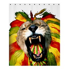 Reggae Lion Shower Curtain 60  X 72  (medium)  by BangZart