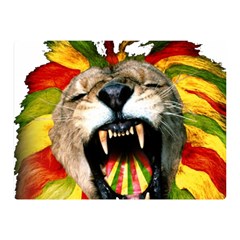 Reggae Lion Double Sided Flano Blanket (mini)  by BangZart