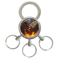 Angels Wings Curious Hell Heaven 3-ring Key Chains by BangZart