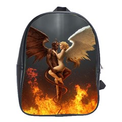 Angels Wings Curious Hell Heaven School Bags (xl)  by BangZart