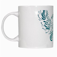 Angel Tribal Art White Mugs