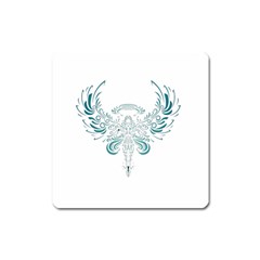 Angel Tribal Art Square Magnet by BangZart