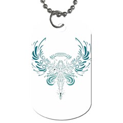 Angel Tribal Art Dog Tag (two Sides) by BangZart