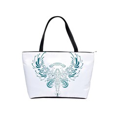 Angel Tribal Art Shoulder Handbags by BangZart