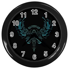 Angel Tribal Art Wall Clocks (black) by BangZart