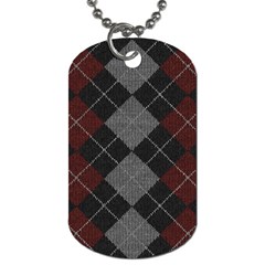 Wool Texture With Great Pattern Dog Tag (one Side) by BangZart