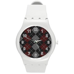 Wool Texture With Great Pattern Round Plastic Sport Watch (m) by BangZart