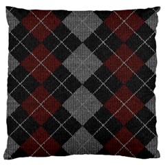 Wool Texture With Great Pattern Large Cushion Case (one Side) by BangZart