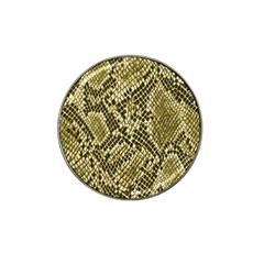 Yellow Snake Skin Pattern Hat Clip Ball Marker (4 Pack) by BangZart