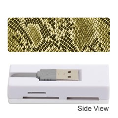 Yellow Snake Skin Pattern Memory Card Reader (stick)  by BangZart