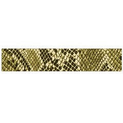 Yellow Snake Skin Pattern Flano Scarf (large) by BangZart