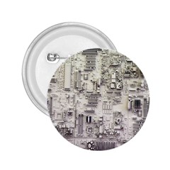 White Technology Circuit Board Electronic Computer 2 25  Buttons by BangZart