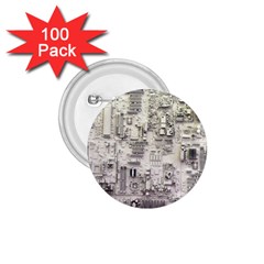 White Technology Circuit Board Electronic Computer 1 75  Buttons (100 Pack)  by BangZart