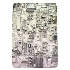 White Technology Circuit Board Electronic Computer Flap Covers (l)  by BangZart