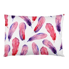 Watercolor Pattern With Feathers Pillow Case by BangZart