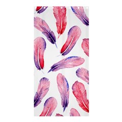 Watercolor Pattern With Feathers Shower Curtain 36  X 72  (stall)  by BangZart