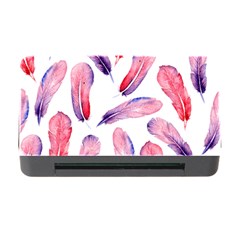 Watercolor Pattern With Feathers Memory Card Reader With Cf by BangZart