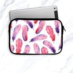 Watercolor Pattern With Feathers Apple Ipad Mini Zipper Cases by BangZart