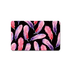 Watercolor Pattern With Feathers Magnet (name Card) by BangZart