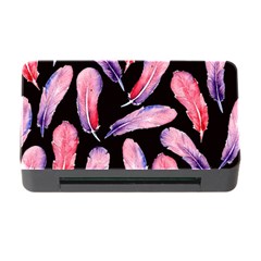 Watercolor Pattern With Feathers Memory Card Reader With Cf by BangZart