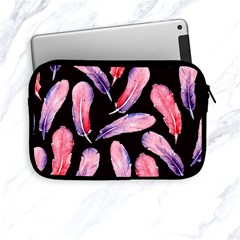 Watercolor Pattern With Feathers Apple Ipad Mini Zipper Cases by BangZart