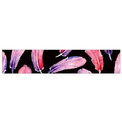 Watercolor Pattern With Feathers Flano Scarf (small) by BangZart