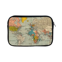 Vintage World Map Apple Ipad Mini Zipper Cases by BangZart