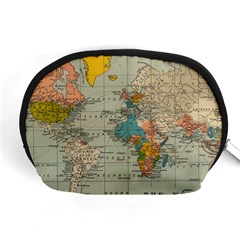 Vintage World Map Accessory Pouches (medium)  by BangZart