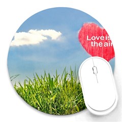 Love Concept Poster Round Mousepads by dflcprints