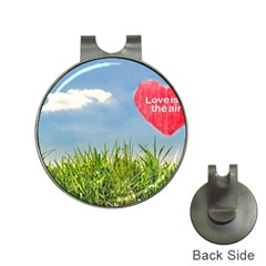 Love Concept Poster Hat Clips With Golf Markers by dflcprints