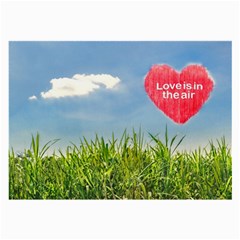 Love Concept Poster Large Glasses Cloth by dflcprints