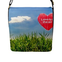 Love Concept Poster Flap Messenger Bag (l)  by dflcprints