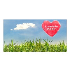 Love Concept Poster Satin Shawl by dflcprints