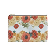 Flower Cosmetic Bag (medium) by PattyVilleDesigns