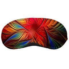 Vintage Colors Flower Petals Spiral Abstract Sleeping Masks by BangZart