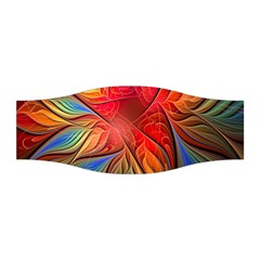 Vintage Colors Flower Petals Spiral Abstract Stretchable Headband