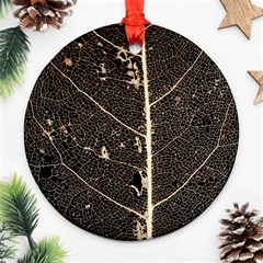 Vein Skeleton Of Leaf Ornament (round) by BangZart