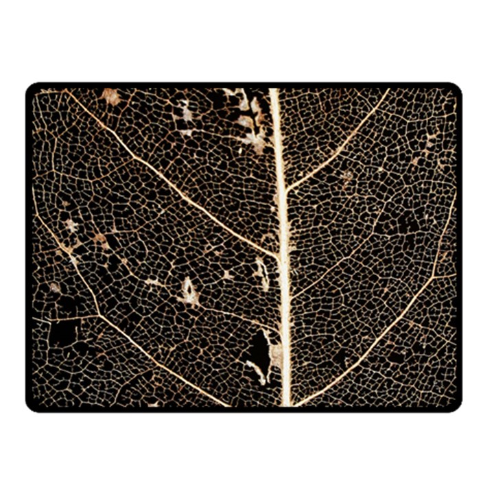 Vein Skeleton Of Leaf Fleece Blanket (Small)