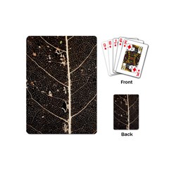 Vein Skeleton Of Leaf Playing Cards (mini)  by BangZart