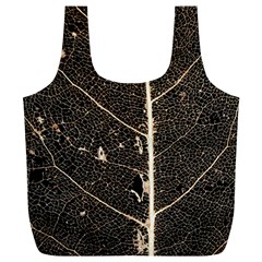 Vein Skeleton Of Leaf Full Print Recycle Bags (l)  by BangZart