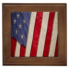 Usa Flag Framed Tiles by BangZart