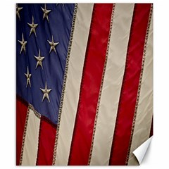 Usa Flag Canvas 8  X 10  by BangZart