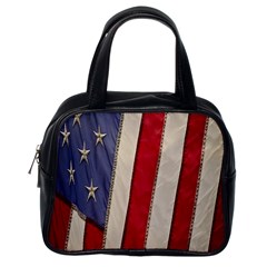 Usa Flag Classic Handbags (one Side) by BangZart