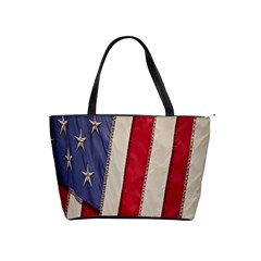 Usa Flag Shoulder Handbags by BangZart