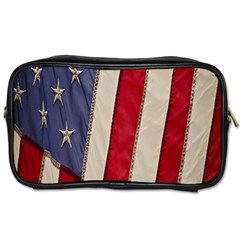 Usa Flag Toiletries Bags by BangZart